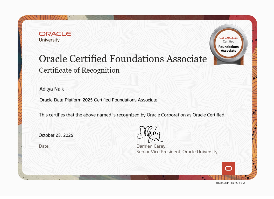 OCI Certified Foundations Associate